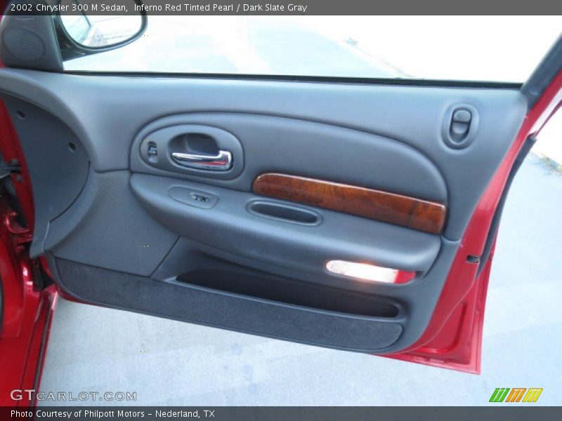 Inferno Red Tinted Pearl / Dark Slate Gray 2002 Chrysler 300 M Sedan