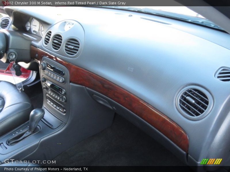 Inferno Red Tinted Pearl / Dark Slate Gray 2002 Chrysler 300 M Sedan