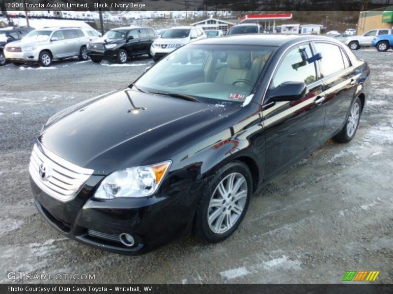Black / Ivory Beige 2008 Toyota Avalon Limited