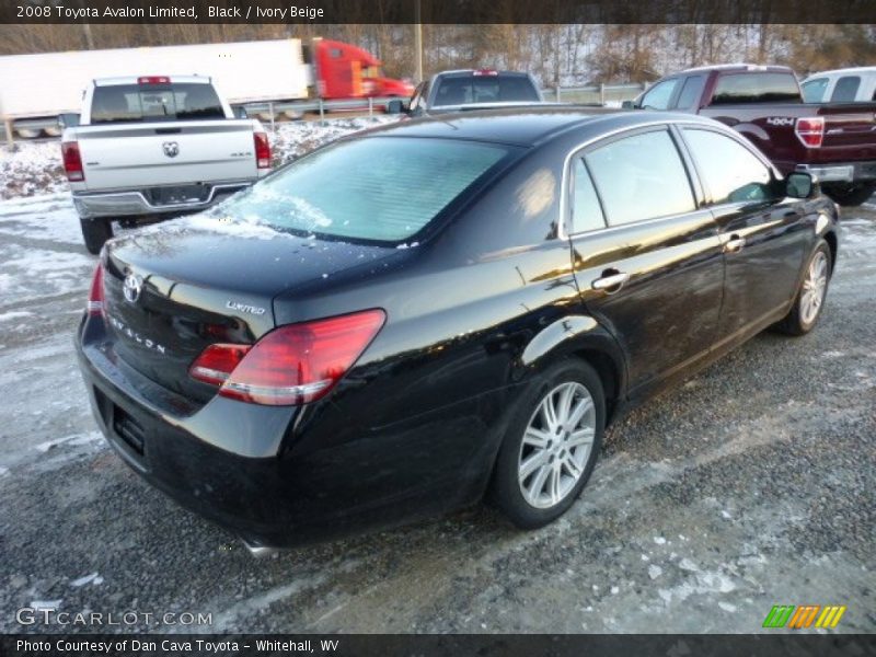Black / Ivory Beige 2008 Toyota Avalon Limited