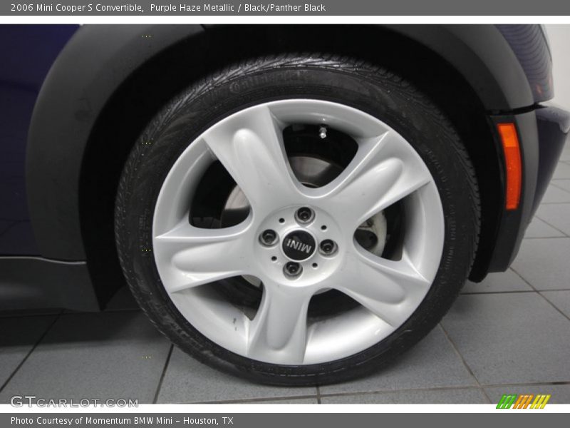 Purple Haze Metallic / Black/Panther Black 2006 Mini Cooper S Convertible