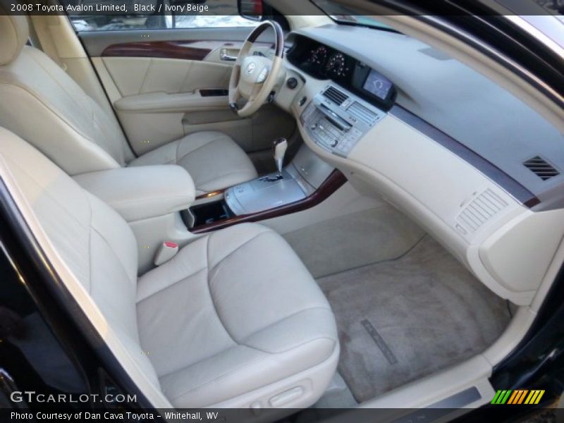 Black / Ivory Beige 2008 Toyota Avalon Limited