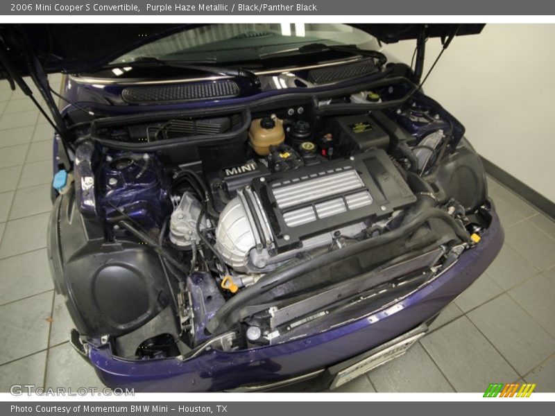 Purple Haze Metallic / Black/Panther Black 2006 Mini Cooper S Convertible