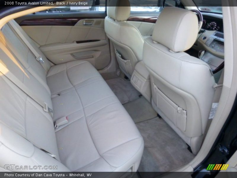 Black / Ivory Beige 2008 Toyota Avalon Limited