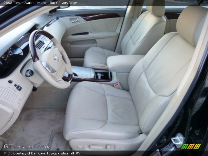 Black / Ivory Beige 2008 Toyota Avalon Limited