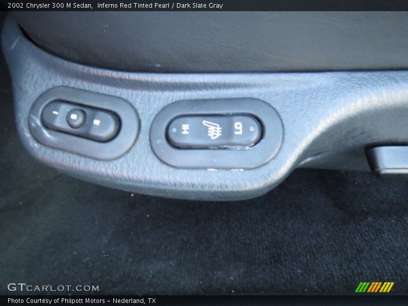 Inferno Red Tinted Pearl / Dark Slate Gray 2002 Chrysler 300 M Sedan