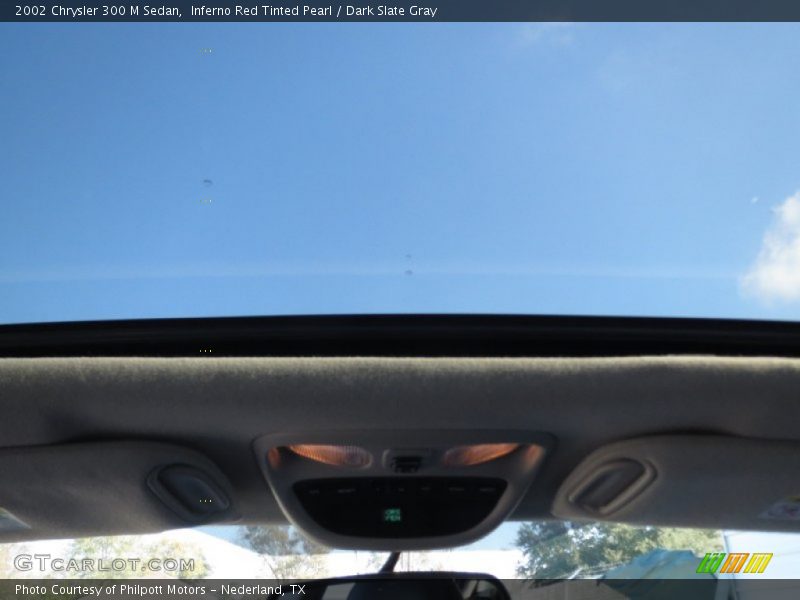 Inferno Red Tinted Pearl / Dark Slate Gray 2002 Chrysler 300 M Sedan