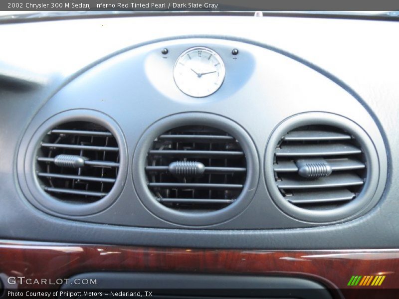 Inferno Red Tinted Pearl / Dark Slate Gray 2002 Chrysler 300 M Sedan