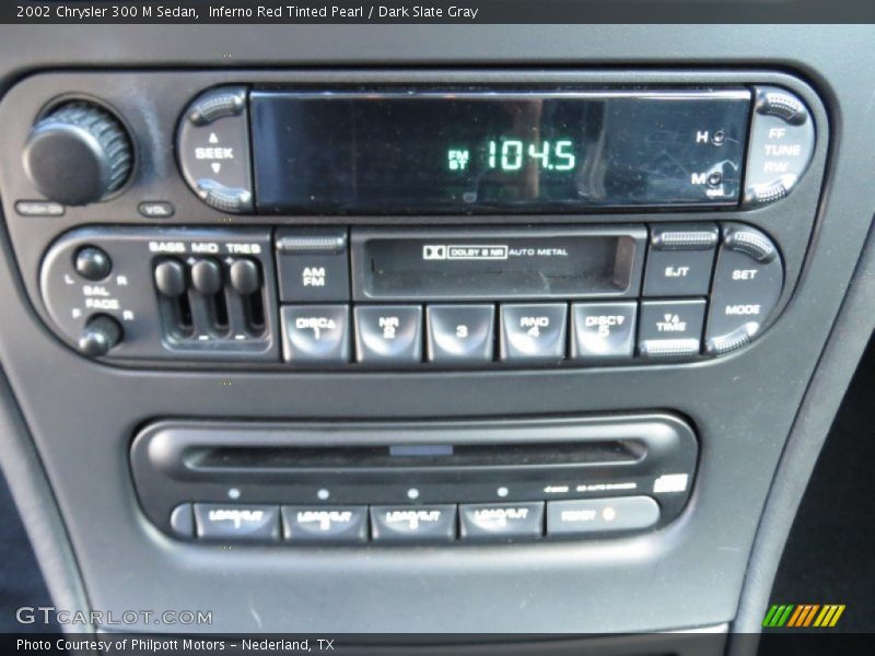 Inferno Red Tinted Pearl / Dark Slate Gray 2002 Chrysler 300 M Sedan