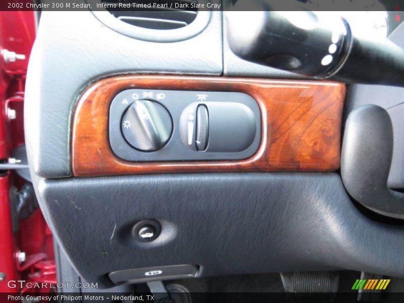 Inferno Red Tinted Pearl / Dark Slate Gray 2002 Chrysler 300 M Sedan