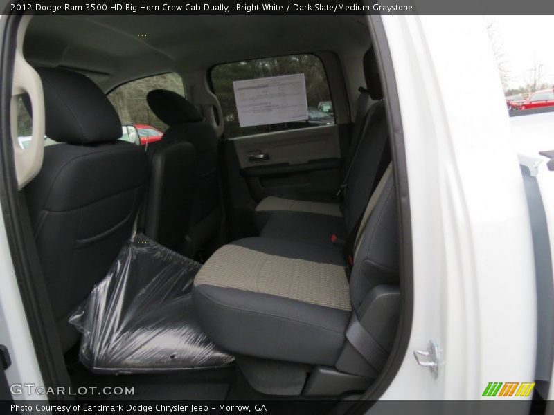 Bright White / Dark Slate/Medium Graystone 2012 Dodge Ram 3500 HD Big Horn Crew Cab Dually