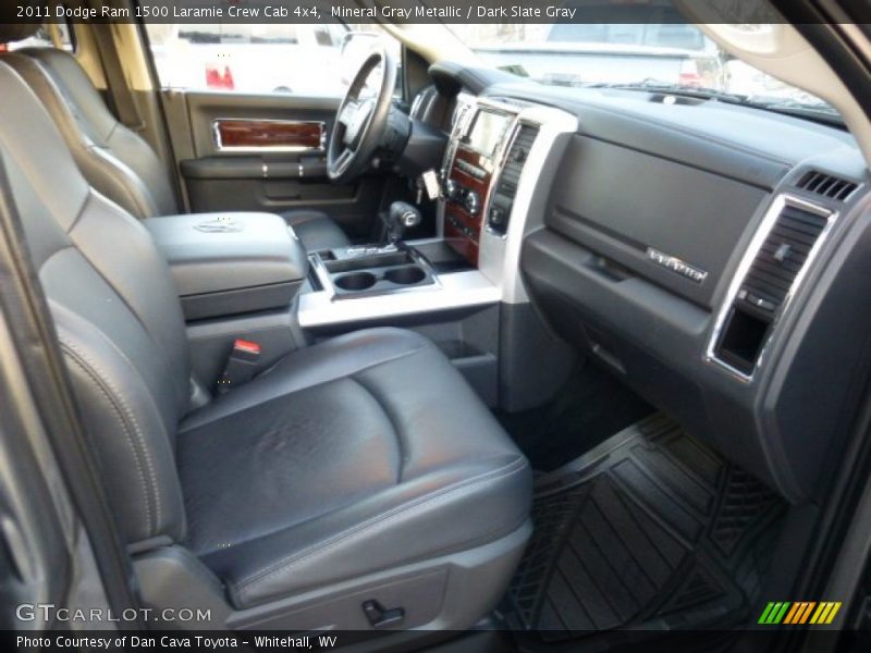 Mineral Gray Metallic / Dark Slate Gray 2011 Dodge Ram 1500 Laramie Crew Cab 4x4