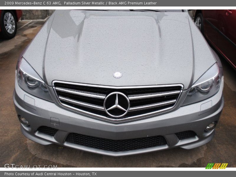 Palladium Silver Metallic / Black AMG Premium Leather 2009 Mercedes-Benz C 63 AMG