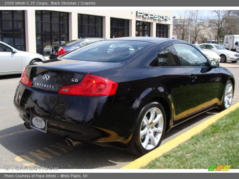 Black Obsidian / Graphite 2006 Infiniti G 35 Coupe