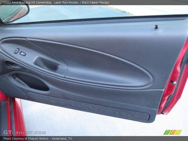 Laser Red Metallic / Black Saleen Recaro 2002 Ford Mustang V6 Convertible