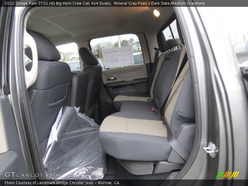 Mineral Gray Pearl / Dark Slate/Medium Graystone 2012 Dodge Ram 3500 HD Big Horn Crew Cab 4x4 Dually