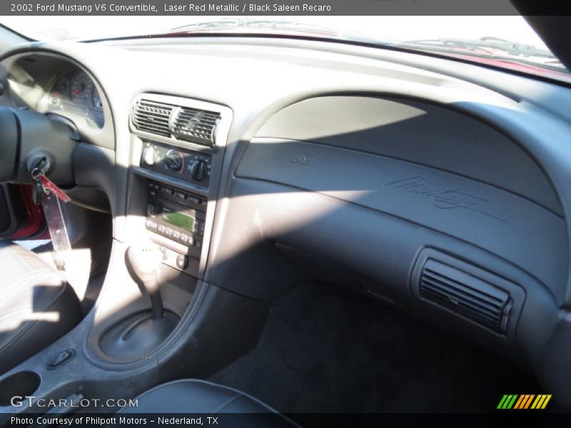 Laser Red Metallic / Black Saleen Recaro 2002 Ford Mustang V6 Convertible