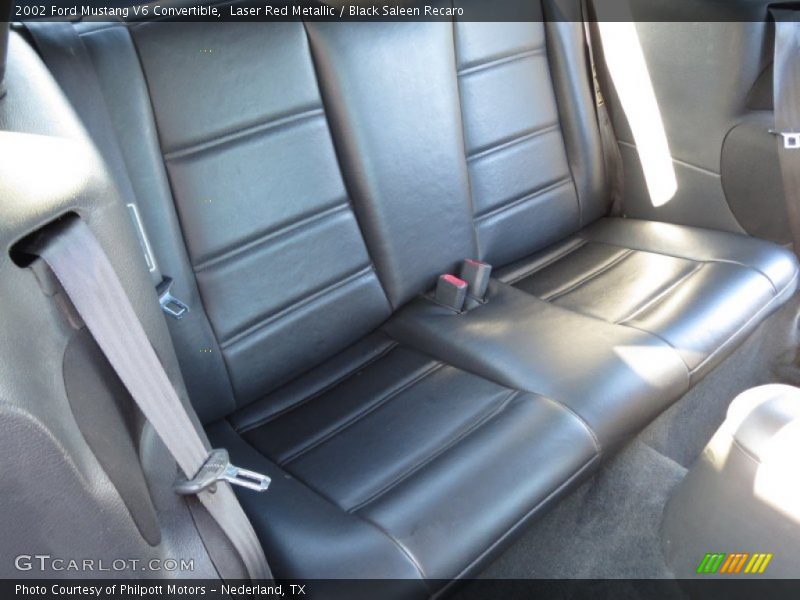 Laser Red Metallic / Black Saleen Recaro 2002 Ford Mustang V6 Convertible