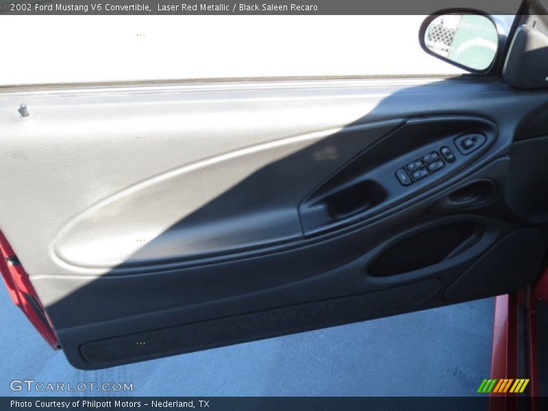 Laser Red Metallic / Black Saleen Recaro 2002 Ford Mustang V6 Convertible