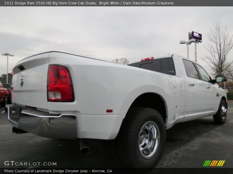 Bright White / Dark Slate/Medium Graystone 2012 Dodge Ram 3500 HD Big Horn Crew Cab Dually