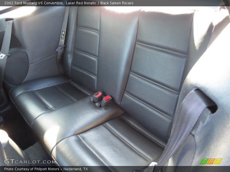 Laser Red Metallic / Black Saleen Recaro 2002 Ford Mustang V6 Convertible