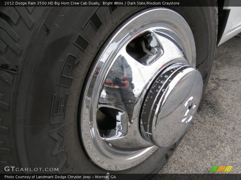 Bright White / Dark Slate/Medium Graystone 2012 Dodge Ram 3500 HD Big Horn Crew Cab Dually