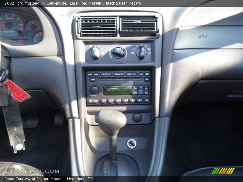 Laser Red Metallic / Black Saleen Recaro 2002 Ford Mustang V6 Convertible