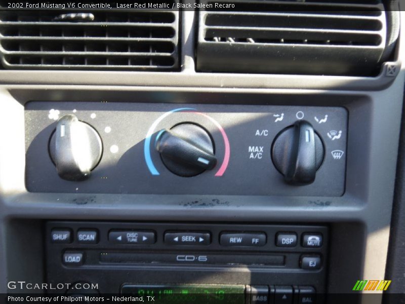Laser Red Metallic / Black Saleen Recaro 2002 Ford Mustang V6 Convertible