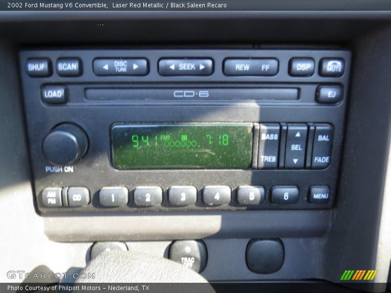 Laser Red Metallic / Black Saleen Recaro 2002 Ford Mustang V6 Convertible