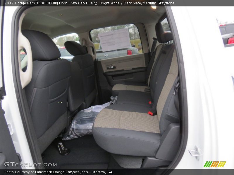 Bright White / Dark Slate/Medium Graystone 2012 Dodge Ram 3500 HD Big Horn Crew Cab Dually