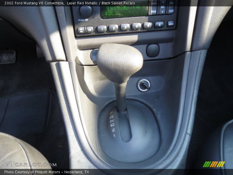 Laser Red Metallic / Black Saleen Recaro 2002 Ford Mustang V6 Convertible