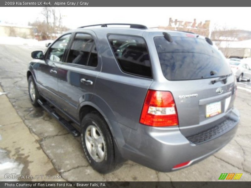 Alpine Gray / Gray 2009 Kia Sorento LX 4x4