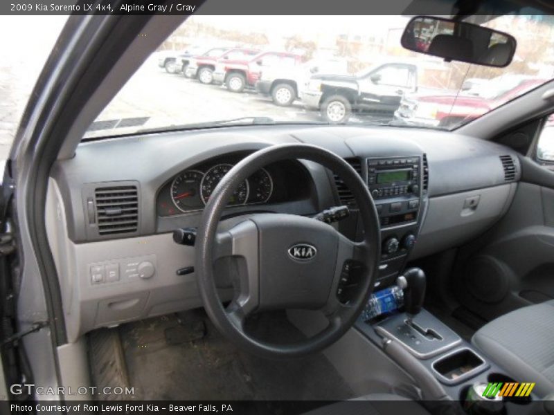 Alpine Gray / Gray 2009 Kia Sorento LX 4x4