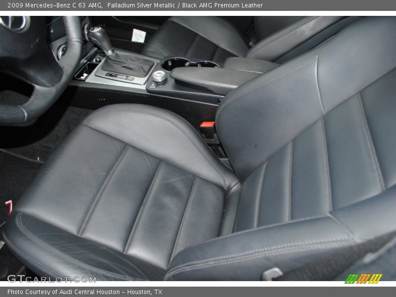Palladium Silver Metallic / Black AMG Premium Leather 2009 Mercedes-Benz C 63 AMG