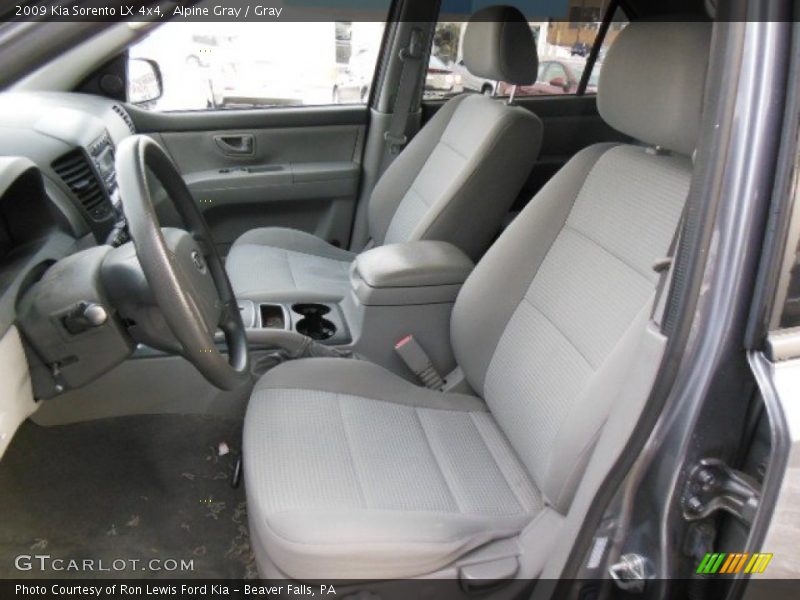 Alpine Gray / Gray 2009 Kia Sorento LX 4x4