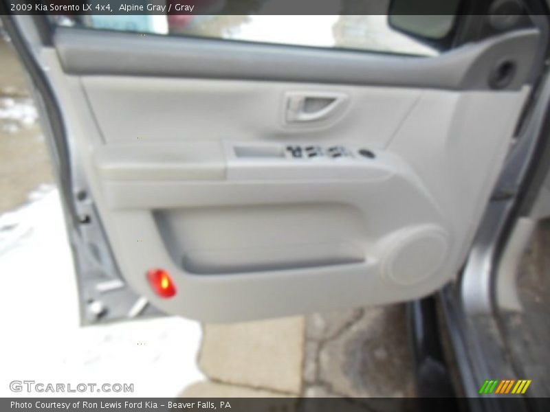 Alpine Gray / Gray 2009 Kia Sorento LX 4x4