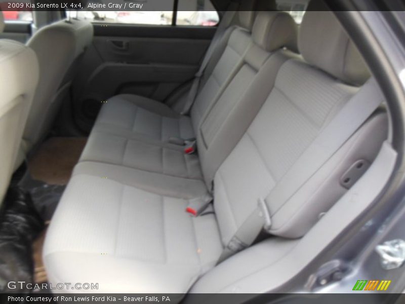 Alpine Gray / Gray 2009 Kia Sorento LX 4x4