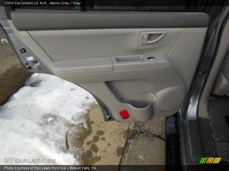 Alpine Gray / Gray 2009 Kia Sorento LX 4x4