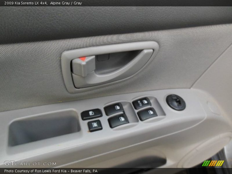 Alpine Gray / Gray 2009 Kia Sorento LX 4x4