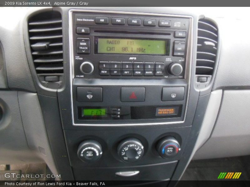 Alpine Gray / Gray 2009 Kia Sorento LX 4x4
