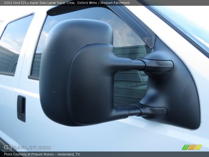 Oxford White / Medium Parchment 2001 Ford F250 Super Duty Lariat Super Crew