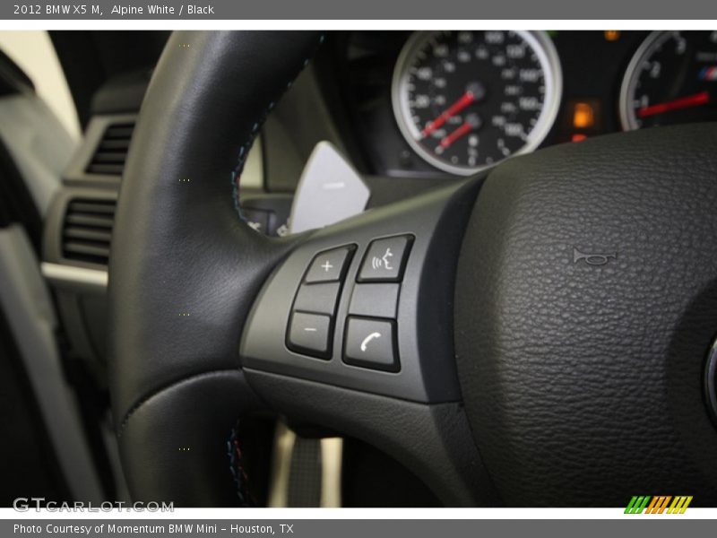 Alpine White / Black 2012 BMW X5 M