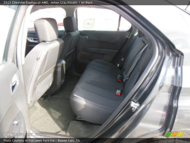 Ashen Gray Metallic / Jet Black 2013 Chevrolet Equinox LS AWD