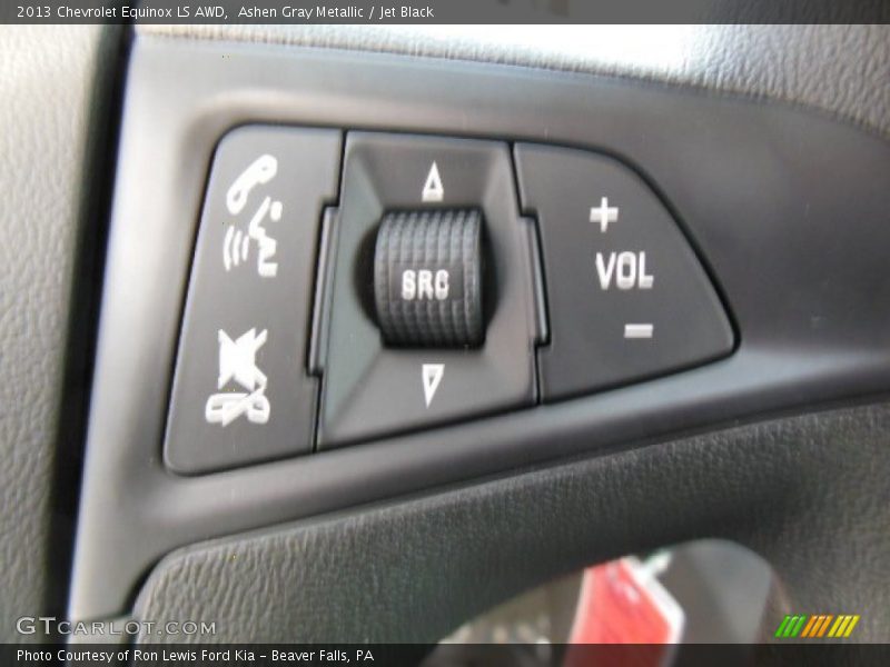 Ashen Gray Metallic / Jet Black 2013 Chevrolet Equinox LS AWD
