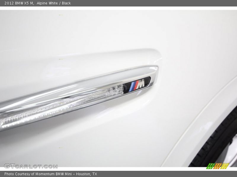 Alpine White / Black 2012 BMW X5 M
