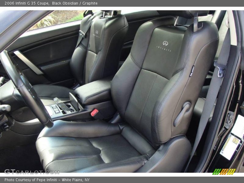 Black Obsidian / Graphite 2006 Infiniti G 35 Coupe