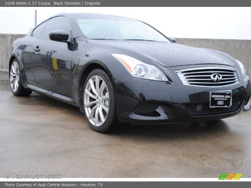 Black Obsidian / Graphite 2008 Infiniti G 37 Coupe