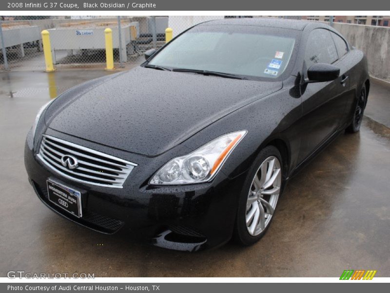 Black Obsidian / Graphite 2008 Infiniti G 37 Coupe