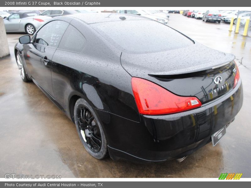 Black Obsidian / Graphite 2008 Infiniti G 37 Coupe