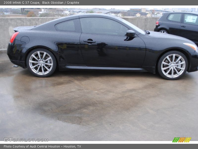 Black Obsidian / Graphite 2008 Infiniti G 37 Coupe